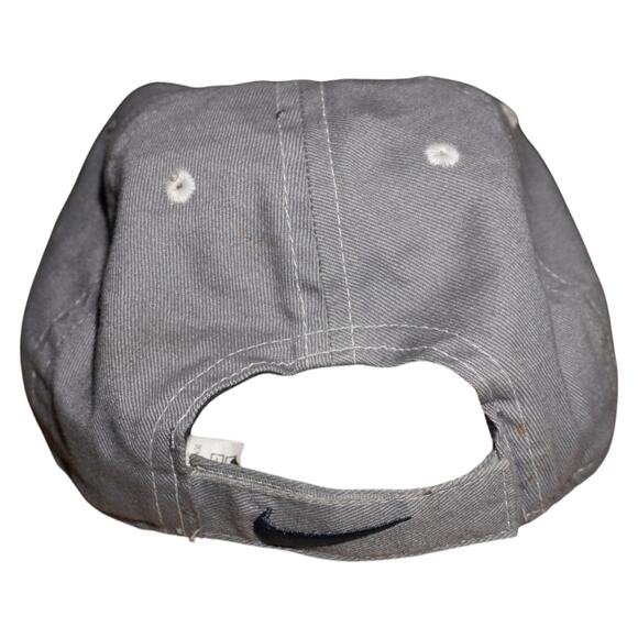 Vintage Nike Toddler Cap Two-Tone Gray & Navy Adjustable Strapback Hat - Picture 3 of 10